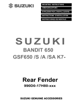 Suzuki BANDIT 650 Mounting instructions