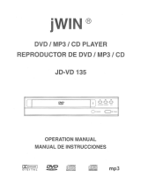 jWIN JD-VD135 Operating Instructions Manual
