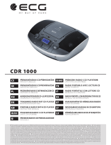 ECG CDR 1000 Manual de usuario