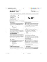 Blaupunkt la 6104 ic 104 El manual del propietario