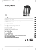 Morphy Richards Illuma glass kettle El manual del propietario