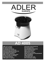 Adler AD 4005 Instrucciones de operación