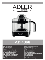 Adler AD 4068 Instrucciones de operación