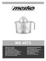 Mesko MS 4073 Instrucciones de operación