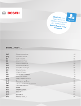 Bosch BGS41K332 El manual del propietario