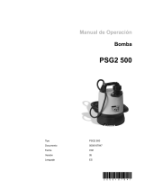 Wacker Neuson PSG2500 Manual de usuario