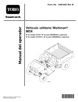Toro Workman MDX Utility Vehicle Manual de usuario