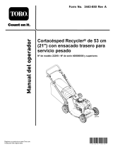 Toro 21in Heavy-Duty Recycler/Rear Bagger Lawn Mower Manual de usuario