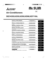 Mitsubishi SEZ-KD50VAL El manual del propietario