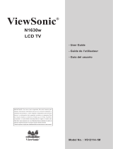 ViewSonic N1630W Manual de usuario