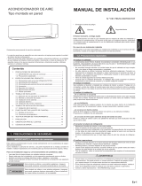 Fujitsu ASUG15LZBS Guía de instalación