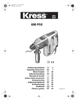 Kress 600 PSE El manual del propietario
