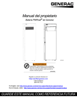 Generac PWRcell Outdoor Rated Battery Cabinet APKE00028 Manual de usuario