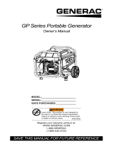 Generac GP3600 G0076770 Manual de usuario