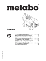Metabo Power 260 El manual del propietario