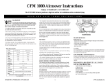 CFM 1000 230V Instrucciones de operación