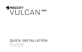 ROCCAT Vulcan Pro guía de instalación rápida