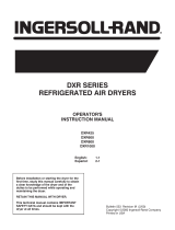 Ingersoll-Rand DXR425 Operator's Instruction Manual