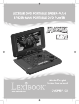 Lexibook DVDP1SP-02 Spiderman Manual de usuario