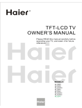Haier HL42XR1 - 42" LCD TV El manual del propietario
