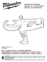 Milwaukee M18 FORCE LOGIC 750 MCM Manual de usuario