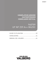 Valberg UF NF 259 A++ W625C El manual del propietario
