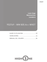 HIGHONE WM 805 A++ WVET El manual del propietario