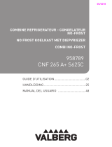 Valberg CNF 265 A+ S625C El manual del propietario