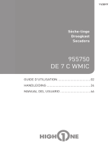 High One DE 7 C WMIC El manual del propietario