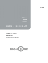 High One HI2403HD-MM El manual del propietario
