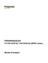Polaroid QLED 65 ANDROID + BARRE DE S El manual del propietario