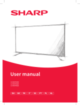 Sharp UHD 4K LC-50UI7222E Smart Wifi El manual del propietario