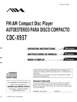 Aiwa CDC-X937 Manual de usuario