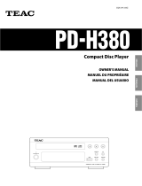 TEAC PD-H380 El manual del propietario