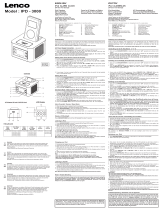 Lenco IPD-3000 El manual del propietario