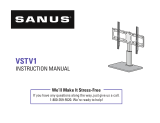 Sanus VSTV1 Manual de usuario