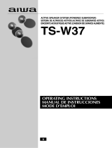 Aiwa TS-W37 Operating Instructions Manual