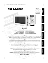 Sharp R-33STD El manual del propietario