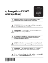 HP STORAGEWORKS ESL9000 TAPE LIBRARY El manual del propietario