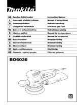 Makita BO6030J El manual del propietario