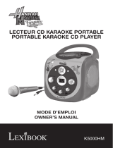 Lexibook Hannah Montana K5000HM Manual de usuario