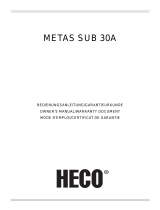 Heco METAS SUB 30A El manual del propietario