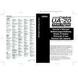 Roland Audio Capture UA-20 24bit Digital Manual de usuario