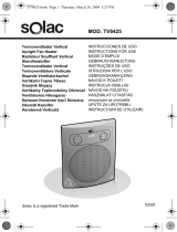 Solac TV8425 El manual del propietario