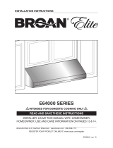 Broan-NuTone E6436SS Guía de instalación