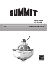 Summit Appliance  FF1511SS  Manual de usuario