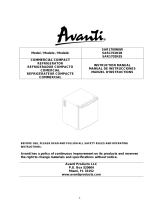 Avanti SAR1700N0W El manual del propietario