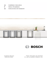 Bosch SHEM3AY55N Guía de instalación