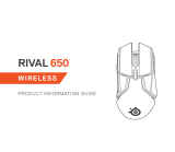 Steelseries Rival 650 Wireless Gaming Mouse Manual de usuario