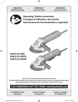 Bosch Tools GWX10-45E El manual del propietario